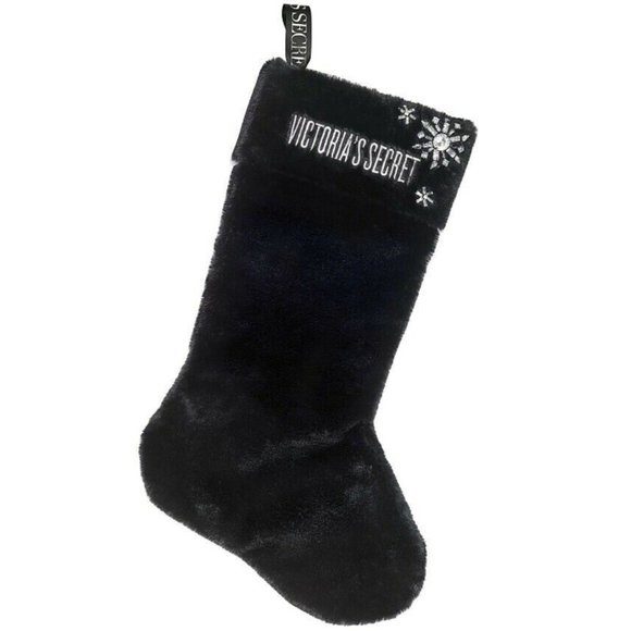 Victoria's Secret Faux Fur Snowflake Stocking - Picture 2 of 2